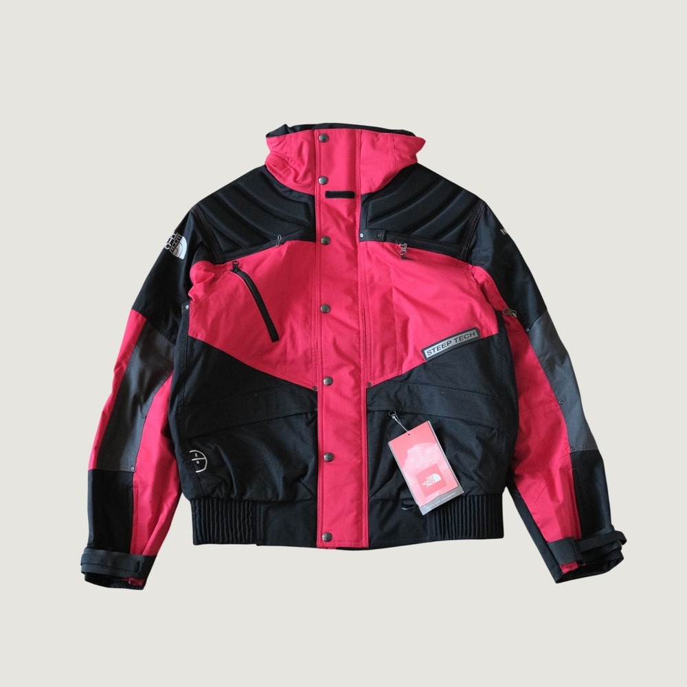 The North Face Steep Tech Apogee Jacket TNF Red Black Nylon Mens Medium A61P682M